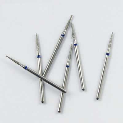 Diamond Coated Burr Set Polishing HP Low Speed Burr Grinding Polishing Needle Shape Head