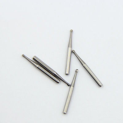 Small Dental Carbide Bur Short Tapered Diamond Bur Ball Plain Cut Head